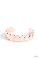 Paparazzi Hearts Galore - Rose Gold Bracelet