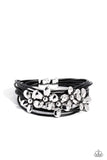 Paparazzi Here Comes the BLOOM - Black Bracelet