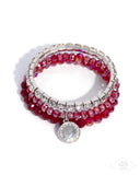 Paparazzi Heroic Haute- Red Bracelet