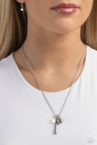 Paparazzi Hey Batter Batter! - Silver Baseball Necklace