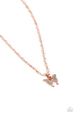 Paparazzi High-Flying Hangout - Copper Butterfly Necklace