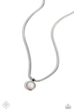 Paparazzi SEP FF High-Strung Habit - White Necklace