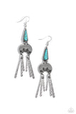 Paparazzi CONVEMTION EXCLUSIVE Highland Haute - Blue Earrings