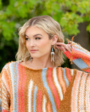 Paparazzi CONVEMTION EXCLUSIVE Highland Haute - Blue Earrings