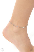 Paparazzi Highlighting My Heart - Silver Anklet