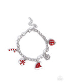 Paparazzi Holiday Haute- Red Bracelet