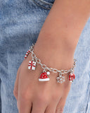 Paparazzi Holiday Haute- Red Bracelet