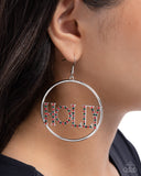 Paparazzi Holly Jolly- Red Earrings