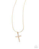 Paparazzi Holy Harmony- Gold Cross Necklace