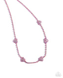 Paparazzi Homecoming Hearts - Pink Heart Necklace