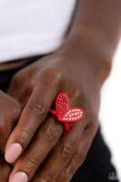 Paparazzi Hometown Heart - Red Heart Ring