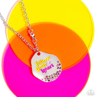 Paparazzi Honor Your Heart - Multi Inspirational Necklace