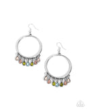 Paparazzi Hooped Hello- Silver Earrings