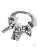 Paparazzi Hopeful Hangout- White Bracelet
