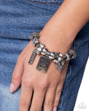 Paparazzi Hopeful Hangout- White Bracelet