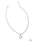 Paparazzi Horseshoe Headline- Silver Necklace
