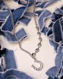Paparazzi Horseshoe Headline- Silver Necklace