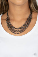 Paparazzi House of CHAIN - Black Necklace