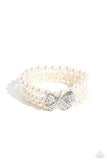 Paparazzi CONVENTION EXCLUSIVE How Do You Do? - White Bracelet