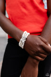 Paparazzi CONVENTION EXCLUSIVE How Do You Do? - White Bracelet