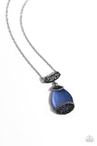 Paparazzi Hypnotic Headliner - Blue Necklace