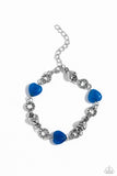 Paparazzi I Can Feel Your Heartbeat - Blue Bracelet