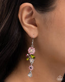 Paparazzi Better Bouquet- Pink Earrings