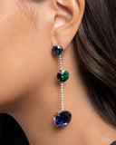 Paparazzi Lost in Chic- Blue Earrings