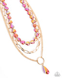 Paparazzi Admirable Affection - Red Necklace