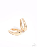 Paparazzi Limitless Leader- Gold Hoops Earrings