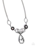 Paparazzi Favorite Fashion- White Necklace