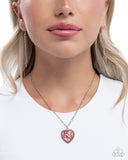 Paparazzi Songbird Sweetheart- Red Necklace