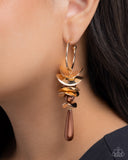 Paparazzi Planetary Polish- Brown Earrings