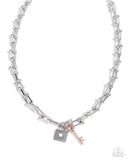 Paparazzi Pep LOCK- Multi Necklace