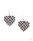 Paparazzi Woven Delight- Black Earrings