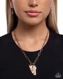 Paparazzi Valentines Victory- Gold Necklace