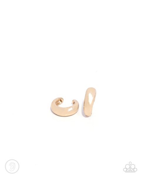 Paparazzi Classic Cuff - Gold Earcuff