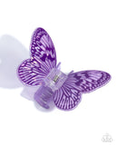 Paparazzi Fluttering Focus- Purple Hair Butterfly