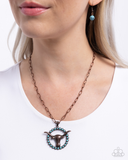 Paparazzi Longhorn Lasso - Copper Necklace