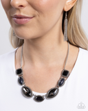 Paparazzi Regally Roped - Black Necklace