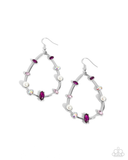 Paparazzi Dazzling Diversity - Pink Earrings