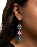 Paparazzi Blooming Bombshell- Blue Earrings