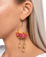 Paparazzi Whimsical Work -  Brass Earrings