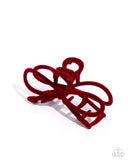 Paparazzi Merry BOW Round- Red Hair Accessory