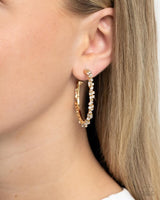 Paparazzi Divine Decoding- Gold Earrings Hoops