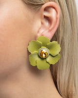 Paparazzi Organic Growth- Green Earrings