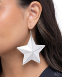 Paparazzi Seize the Superstars- Silver Earrings
