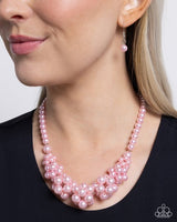 Paparazzi Austen Adornment - Pink Necklace