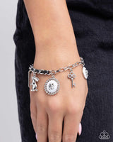 Paparazzi Velveteen Rabbit- White Bracelet