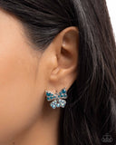 Paparazzi Aerial Apprentice- Blue Earrings